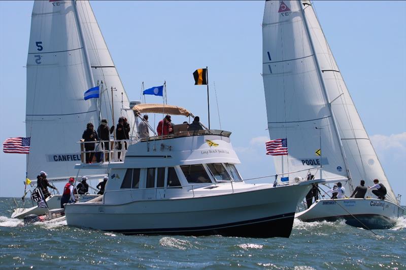 Congressional Cup racing photo copyright Bronny Daniels taken at Long Beach Yacht Club and featuring the Match Racing class