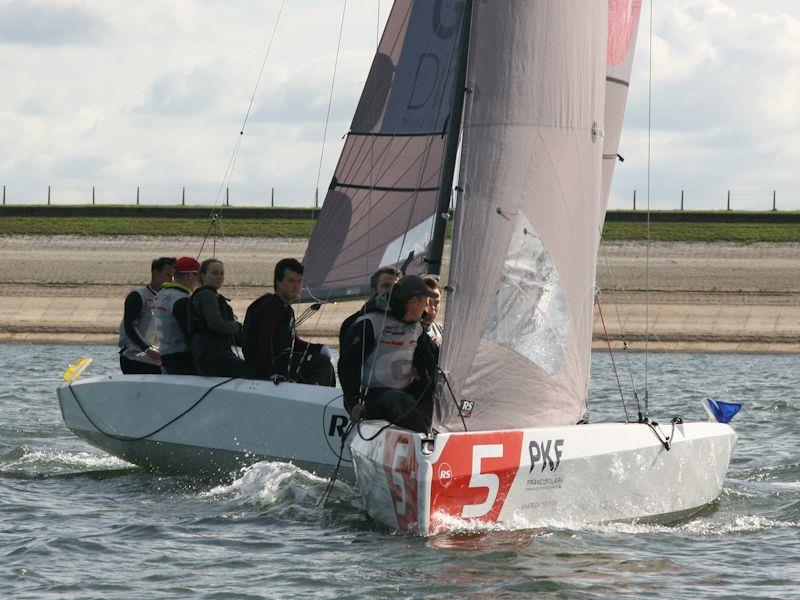 RYA Summer Match Racing qualifier 2 at Queen Mary photo copyright Jack Fenwick taken at Queen Mary Sailing Club and featuring the Match Racing class