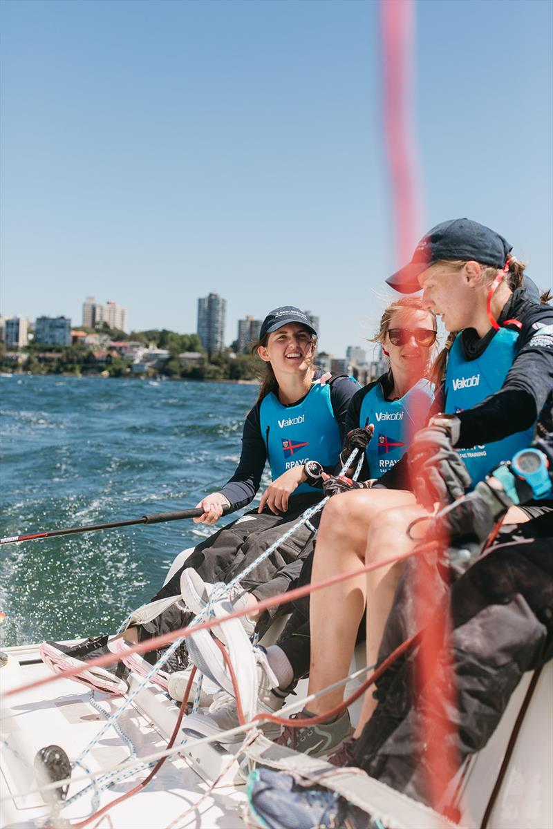 Juliet Costanzo from RPAYC continues to lead after the qualifying stage photo copyright Darcie Collington taken at Cruising Yacht Club of Australia and featuring the Match Racing class