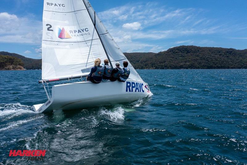 HARKEN International Youth Match Racing Championship photo copyright RPAYC Media / Harken taken at Royal Prince Alfred Yacht Club and featuring the Match Racing class