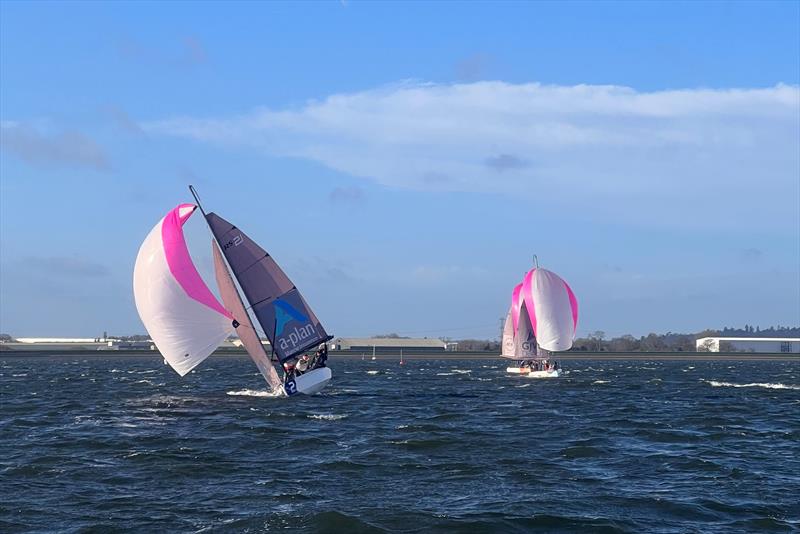 RYA Winter Match Racing Series Qualifier 1 at Queen Mary SC photo copyright RYA taken at Queen Mary Sailing Club and featuring the Match Racing class