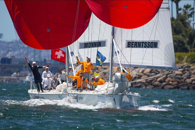 Eric Monnin (SUI) and Johnie Berntsson (SWE) - Congressional Cup - photo © Sharon Green