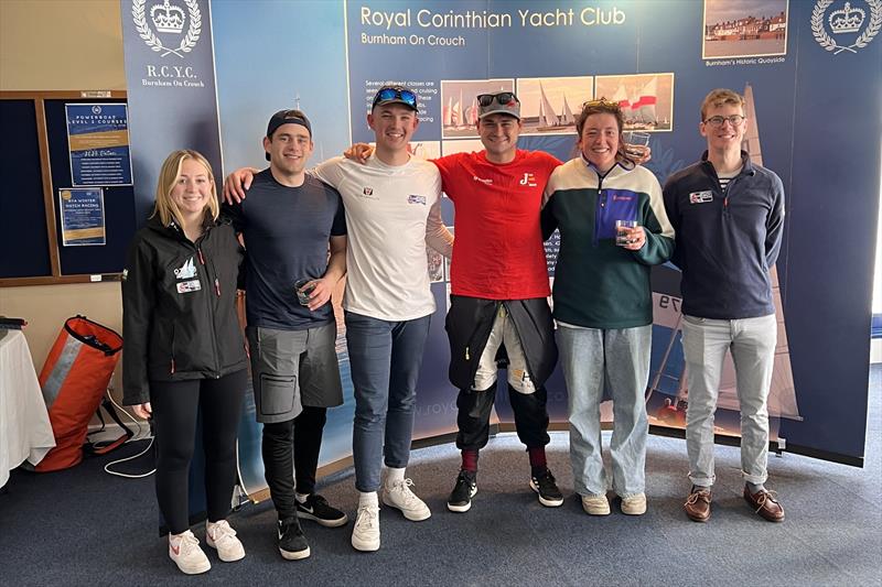 Winning team Absolute Match Racing - RYA Winter Match Racing Series at RCYC Burnham photo copyright British Keelboat Sailing taken at Royal Corinthian Yacht Club, Burnham and featuring the Match Racing class