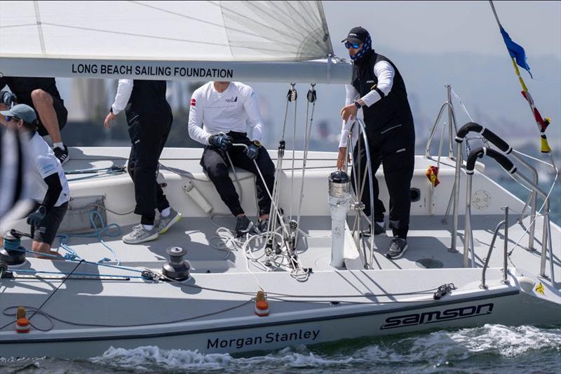 Jeppe Borch (DEN) Team Borch Match Race on 58th Congressional Cup day 3 photo copyright WMRT taken at Long Beach Yacht Club and featuring the Match Racing class