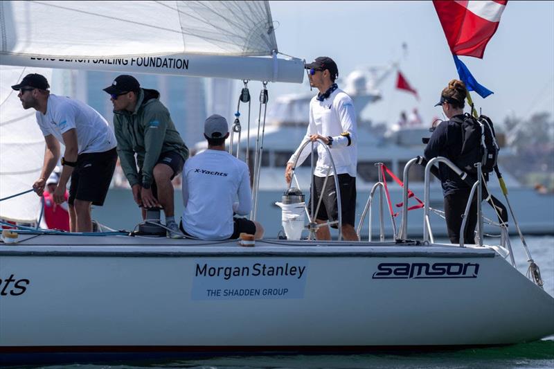 Jeppe Borch (DEN) Team Borch Match Race at the 58th Congressional Cup photo copyright Ian Roman / WMRT taken at Long Beach Yacht Club and featuring the Match Racing class