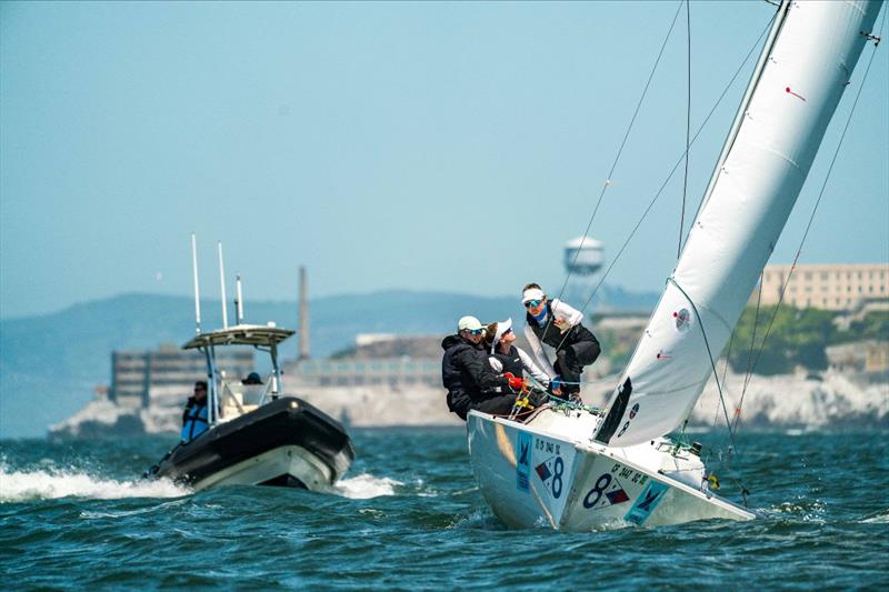 Rebecca Coles (GBR) on 2023 Casa Vela Cup Day 1 photo copyright Simone Staff / WWMRT taken at St. Francis Yacht Club and featuring the Match Racing class