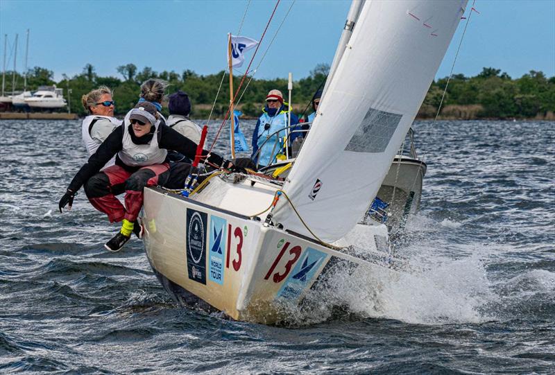 Vela Racing on day 3 of the 2023 Santa Maria Cup photo copyright Walter Cooper taken at Eastport Yacht Club and featuring the Match Racing class