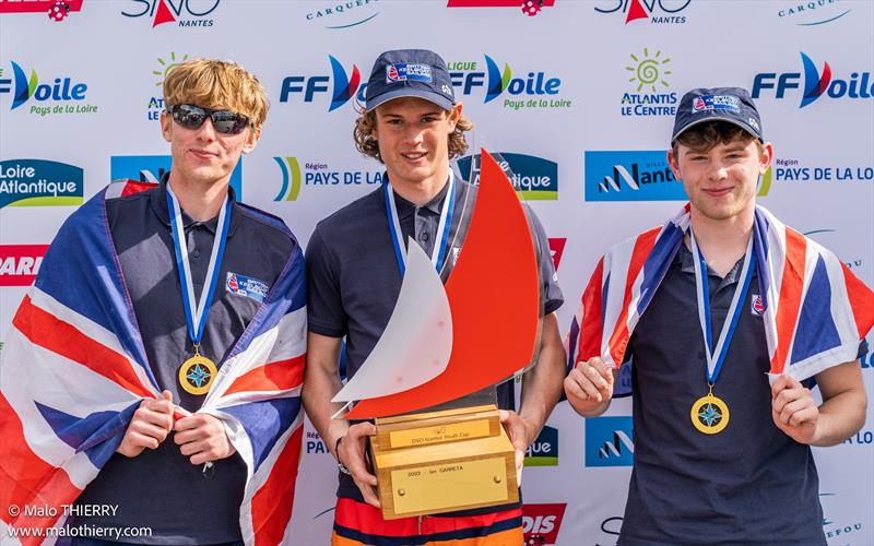Winner team - EUROSAF Match Racing, Youth European Championship 2023 photo copyright Malo Thierry taken at  and featuring the Match Racing class