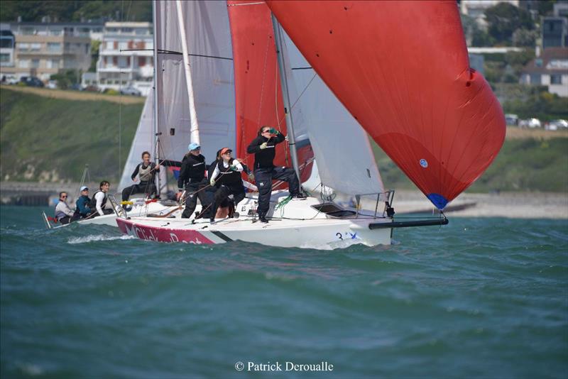 Julia Aartsen (NED) Out of the Box - Normandie Match Cup, Stage 3 of the 2023 Women's World Match Racing Tour - photo © Patrick Deroualle