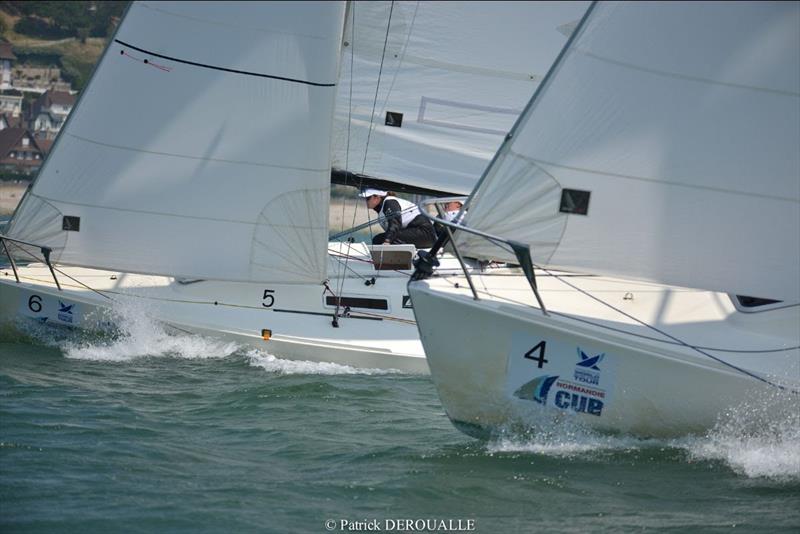 Normandie Match Cup, Stage 3 of the 2023 Women's World Match Racing Tour photo copyright Patrick Deroualle taken at  and featuring the Match Racing class