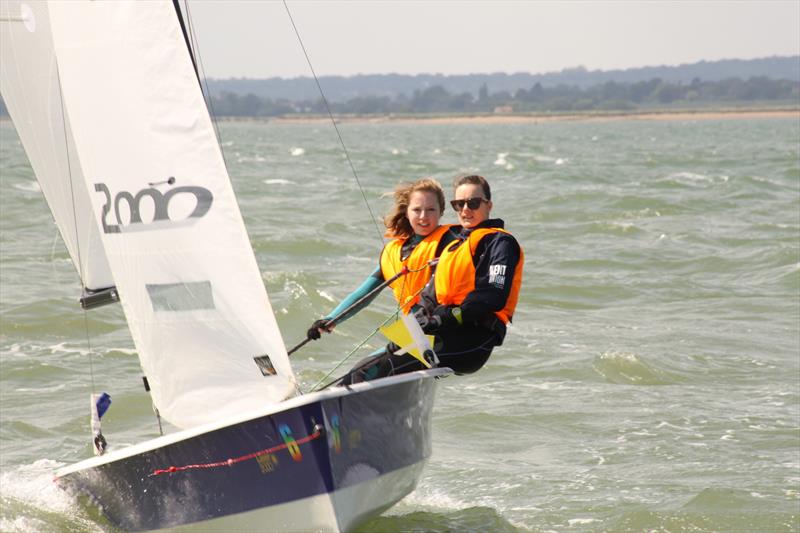 Franky and Harriet during the Minus 40 Match Racing - photo © Stone Sailing Club