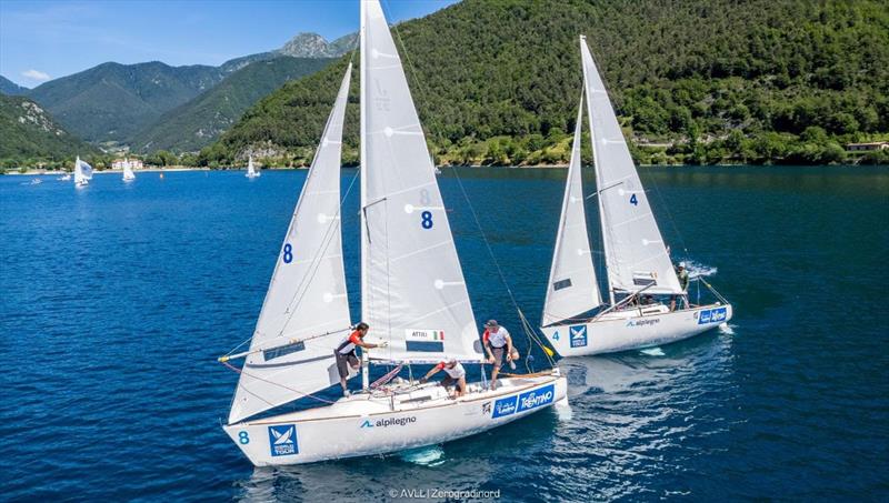 OM International Ledro Match Race photo copyright AVLL | Zerogradinord taken at Vela Lago di Ledro and featuring the Match Racing class