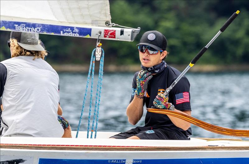 Jeffrey Petersen (USA) Golden State Match Racing photo copyright AVLL | Zerogradinord taken at Vela Lago di Ledro and featuring the Match Racing class