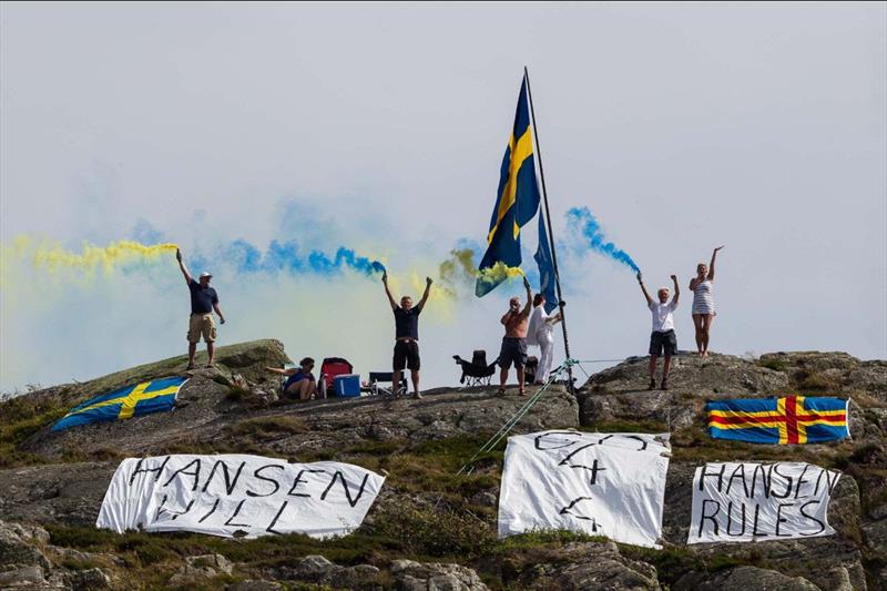 The loyal Björn Hansen fans high on ‘Hansen Hill' - photo © Robert Hajduk / WMRT