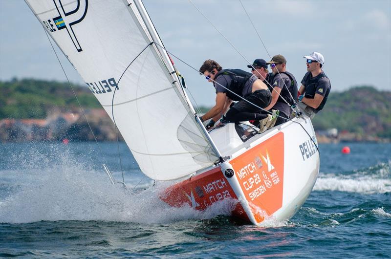 Nick Egnot-Johnson (NZL) Knots Racing photo copyright Anders Dahlberg taken at  and featuring the Match Racing class