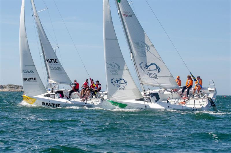 Jeppe Borch (DEN) Borch Sailing Team and Johnie Berntsson (SWE) Berntsson Sailing Team at 2023 GKSS Match Cup Sweden - photo © Anders Dahlberg