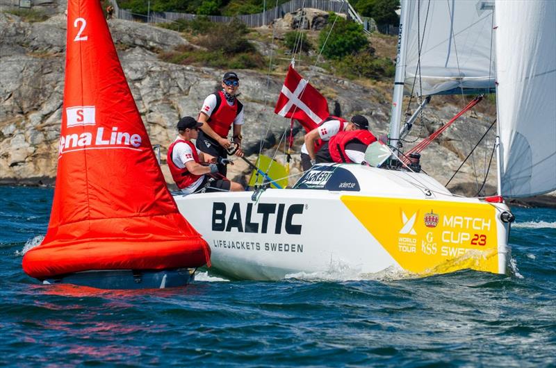 Jeppe Borch (DEN) Borch Sailing Team at 2023 GKSS Match Cup Sweden photo copyright Anders Dahlberg taken at Royal Gothenburg Yacht Club and featuring the Match Racing class