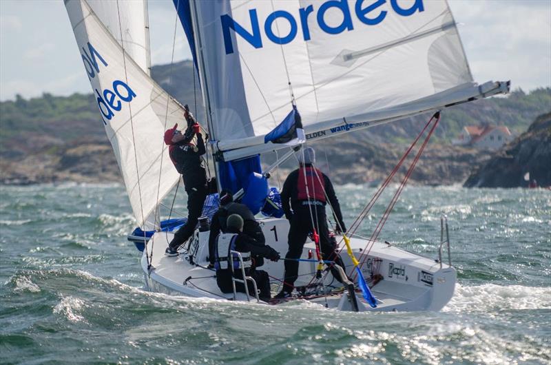 Mati Sepp (EST) Clean Energy Sailing Team at 2023 GKSS Match Cup Sweden photo copyright Anders Dahlberg taken at Royal Gothenburg Yacht Club and featuring the Match Racing class