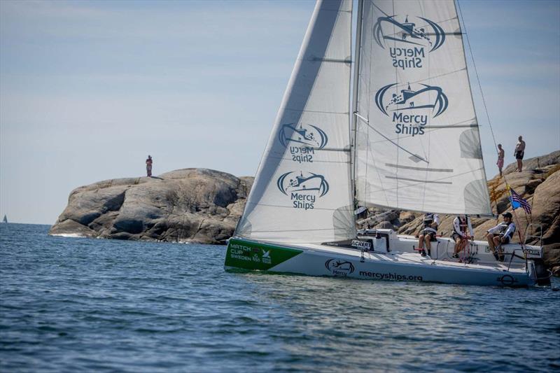 Chris Poole (USA) Riptide Racing Team at 2023 GKSS Match Cup Sweden photo copyright Niklas Axhede taken at Royal Gothenburg Yacht Club and featuring the Match Racing class