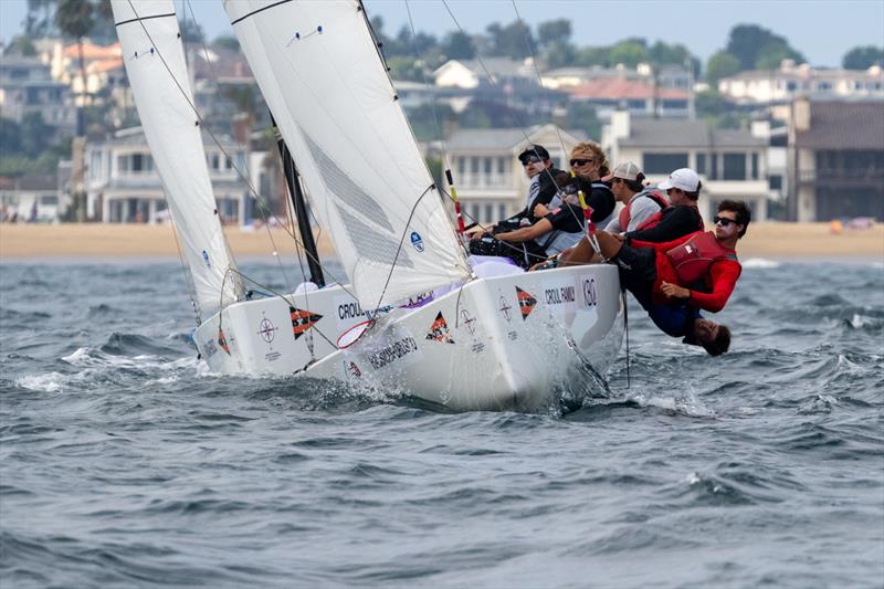 Justin Callahan (USA) and Jeffrey Petersen (USA) - 56th Governor's Cup photo copyright Tom Walker Photography taken at Balboa Yacht Club and featuring the Match Racing class