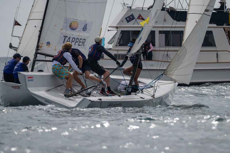 Morgan Pinckney (USA) and Cole Tapper (AUS) - 56th Governor's Cup photo copyright Tom Walker Photography taken at Balboa Yacht Club and featuring the Match Racing class