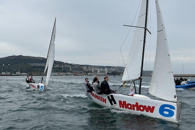 RYA Marlow Ropes Women's Match Racing Championship photo copyright Jess Beecher taken at Weymouth & Portland Sailing Academy and featuring the Match Racing class