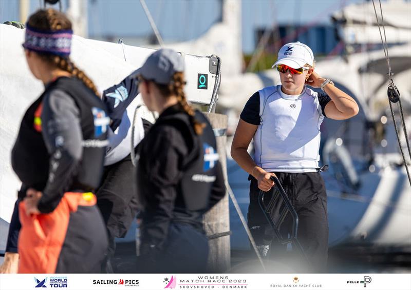 KDY Women's Match Race Day 1 - Celia Willison (NZL) EDGE Women's Match - photo © Kristian Joos / www.sailing.pics