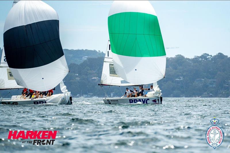 Final day at the HARKEN International Youth Match Racing Championship - photo © Alex Dare / Tidal Media Australia / Down Under Sail