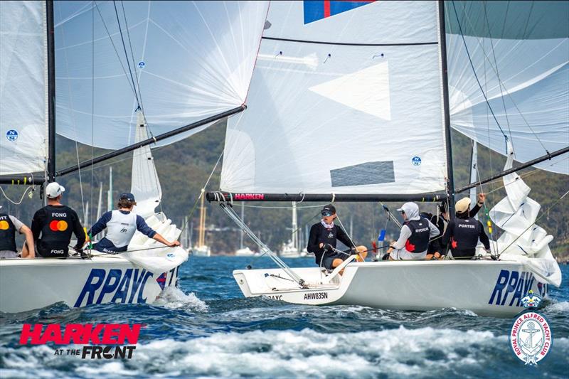 Final day at the HARKEN International Youth Match Racing Championship - photo © Alex Dare / Tidal Media Australia / Down Under Sail