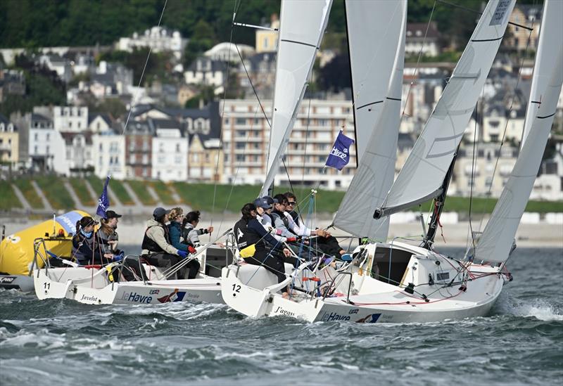 Normandy Match Cup Day 2 photo copyright Patrick Deroualle taken at Société des Regates du Havre and featuring the Match Racing class