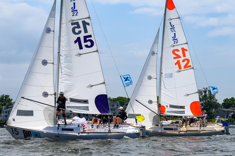 Juliet Costanzo, AUS/ Easy Tiger Racing in their semi-final match with USA's Nicole Breault/ Vela Racing - 2025 Santa Maria Cup - photo © Ted Morgan