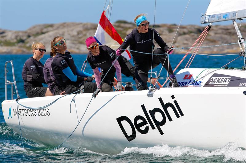 Renee Groeneveld (NED) Dutch Match Racing Team - 2025 GKSS Match Cup Sweden and Nordea Women's Trophy  photo copyright Rick Tomlinson taken at Royal Gothenburg Yacht Club and featuring the Match Racing class