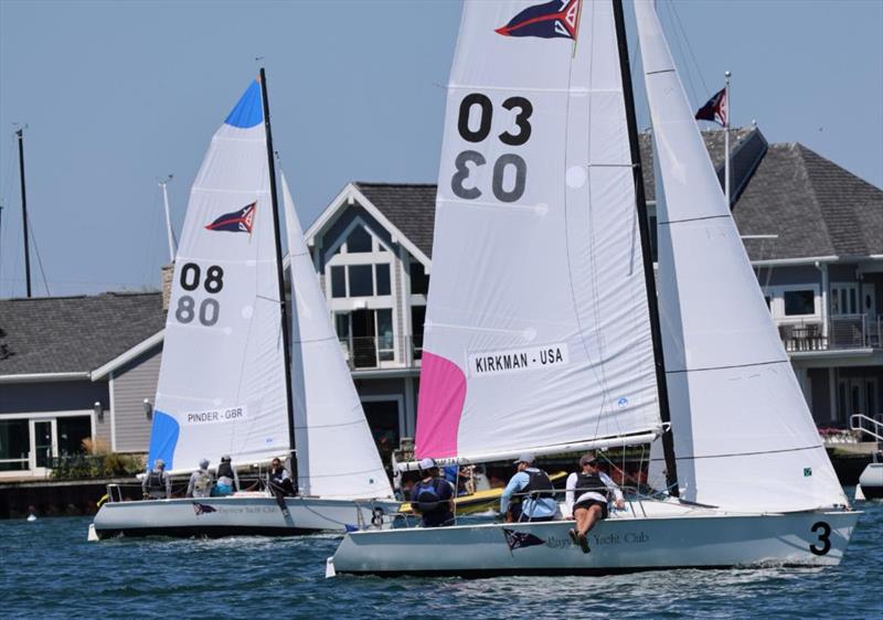 2025 Detroit Cup photo copyright Trish Kirkman taken at Bayview Yacht Club, Michigan and featuring the Match Racing class
