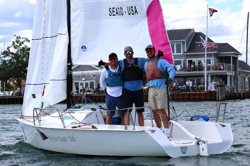 International Match Race for the Detroit Cup 2025 photo copyright Trish Kirkman taken at Bayview Yacht Club, Michigan and featuring the Match Racing class