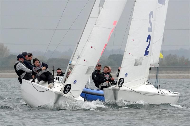 Grand Final of the RYA National Match Racing Championship photo copyright Nigel Vick taken at Royal Thames Yacht Club and featuring the Match Racing class