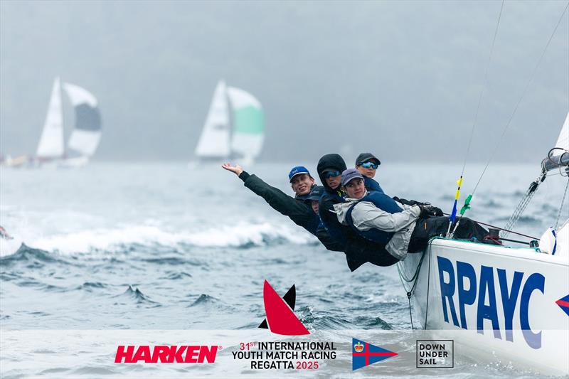 2025 Harken International Youth Match Racing Championship photo copyright Sprott Media taken at Royal Prince Alfred Yacht Club and featuring the Match Racing class