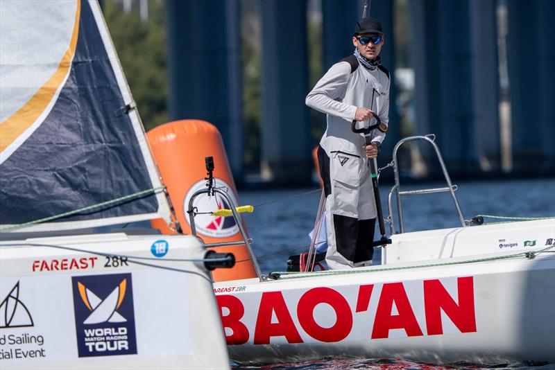 Jeppe Borch/DEN - 2025 World Match Racing Tour Final in Shenzhen, Day 3 - photo © Ian Roman / WMRT