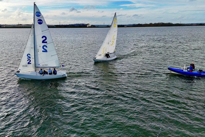 One the water - RYA Schools National Match Racing Championship - photo © Freddie Cardew-Smith