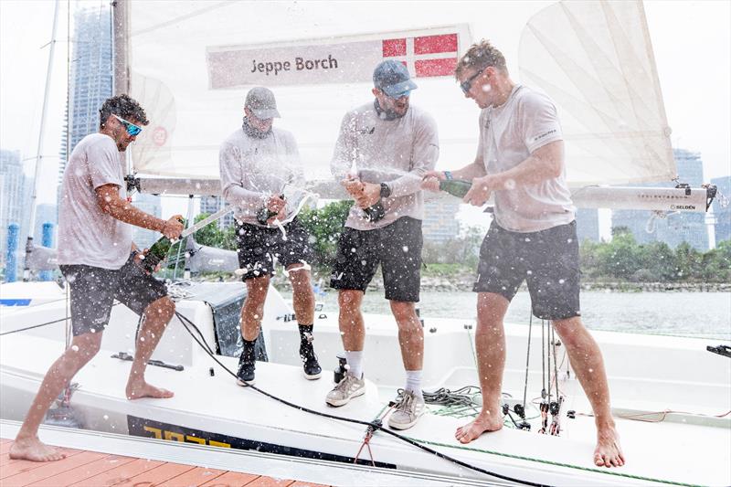 Denmark's Jeppe Borch and his Borch Racing crew win the 2026 Macao Match Cup photo copyright Ian Roman / WMRT taken at  and featuring the Match Racing class