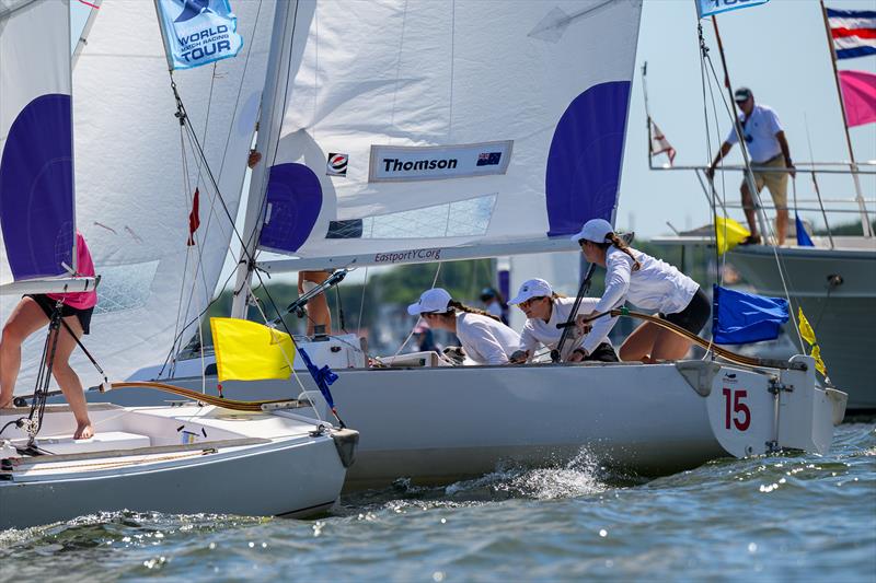 New Zealand's Megan Thomson / 2.0 Racing on day 2 of the Santa Maria Cup, Stage 2 of the 2026 Women's World Match Racing Tour - photo © Ted Morgan