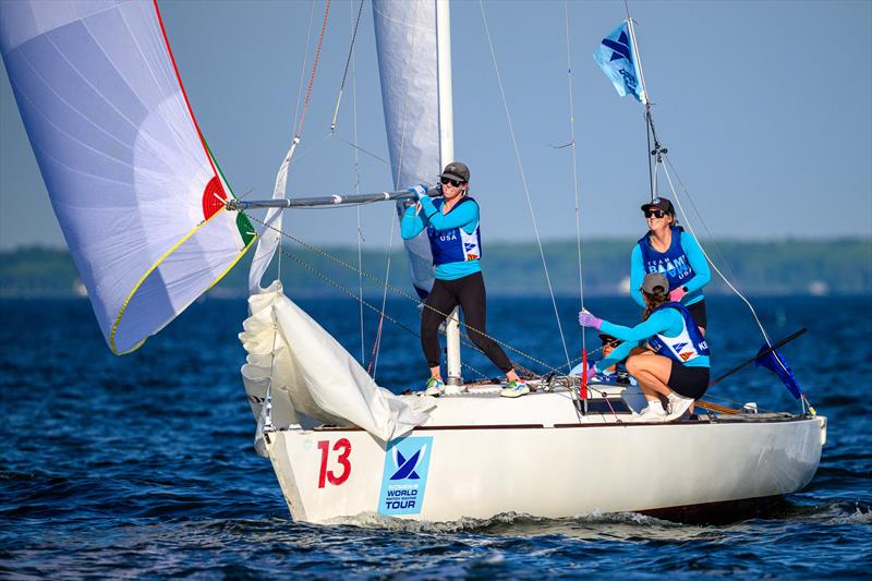 Allie Blecher (USA) / Team Baam on day 3 of the Santa Maria Cup, Stage 2 of the 2026 Women's World Match Racing Tour - photo © Ted Morgan