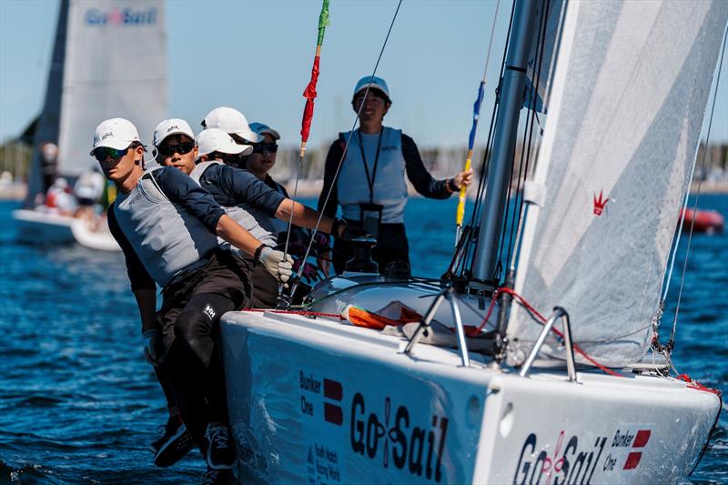 Youth Match Racing Worlds 2026 day 1 - photo © Mick Anderson