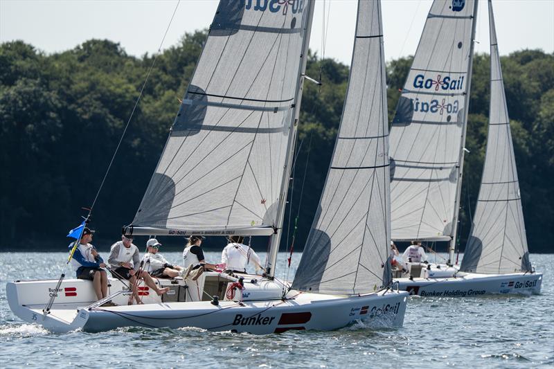 Ethan Fong at the helm of the NZL-boat - Youth Match Racing Worlds 2026 day 3 - photo © Mick Anderson
