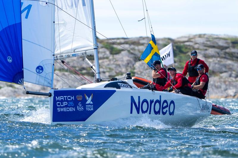 Oscar Engström (SWE) Team Liros  (crew Rasmus Alnebeck. Emil Wolfgang. Filip Karlsson) - GKSS Match Cup Sweden and Nordea Women's Trophy at Marstrand, Sweden Day 4 - photo © Ian Roman / WMRT