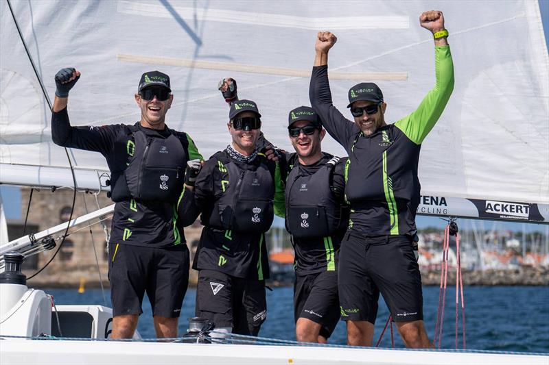 2026 GKSS Match Cup Sweden winners Riptide Racing (l-r) Luke Payne, Mal Parker, Adam Minoprio, Chris Poole - GKSS Match Cup Sweden and Nordea Women's Trophy at Marstrand, Sweden Day 5 - photo © Ian Roman / WMRT