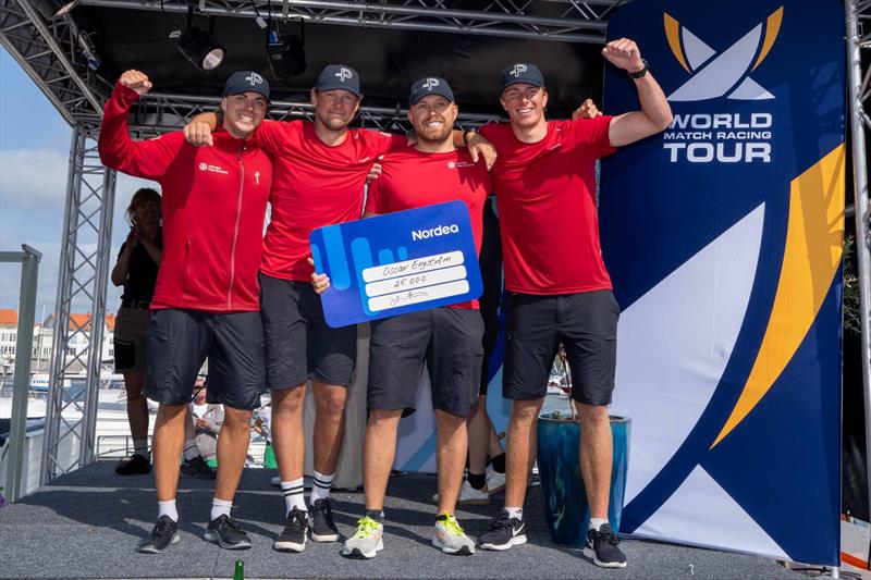 2nd Place Team Liros (l-r) Oscar Engström, Rasmus Alnebeck, Filip Karlsson, Emil Wolfgang - GKSS Match Cup Sweden and Nordea Women's Trophy at Marstrand, Sweden Day 5 - photo © Ian Roman / WMRT