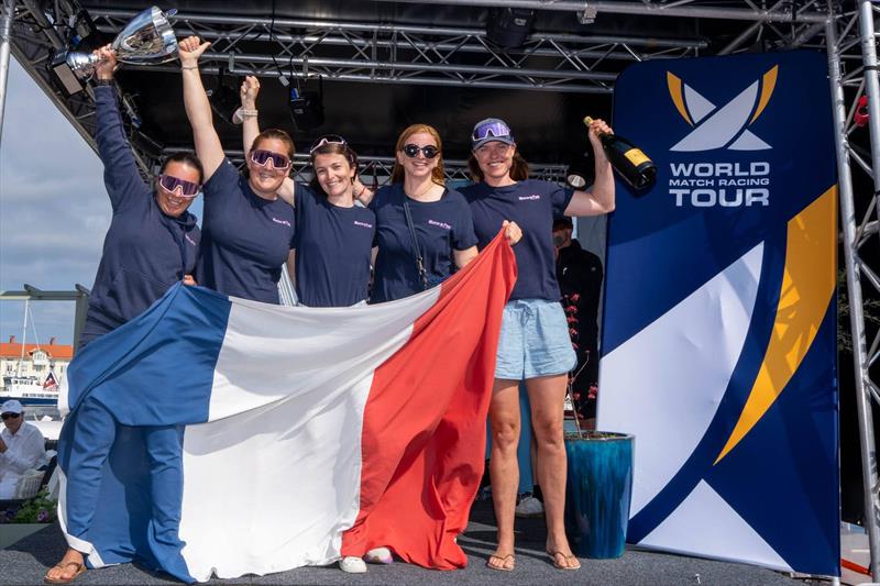 2026 Nordea Women's Trophy winners Match in Pink by Normandy Elite Team (l-r) Pauline Courtois, Louise Acker, Maelenn Lemaitre, Thea Khelif, Laurane Mettraux - GKSS Match Cup Sweden and Nordea Women's Trophy at Marstrand, Sweden Day 5 - photo © Ian Roman / WMRT