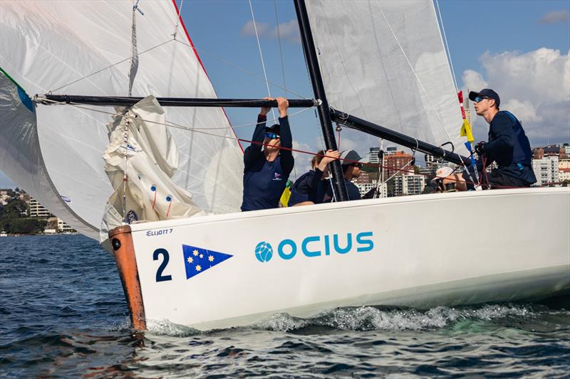 OCIUS Youth Match Racing Championship 2026 - Day 1 photo copyright CYCA / Ashley Dart taken at Cruising Yacht Club of Australia and featuring the Match Racing class
