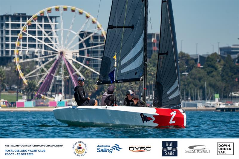 2026 Australian Youth Match Racing Championship - Day 1 - photo © Jordan Roberts / Down Under Sail