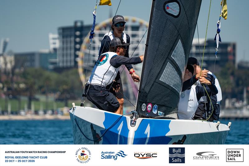 2026 Australian Youth Match Racing Championship - Day 1 - photo © Jordan Roberts / Down Under Sail